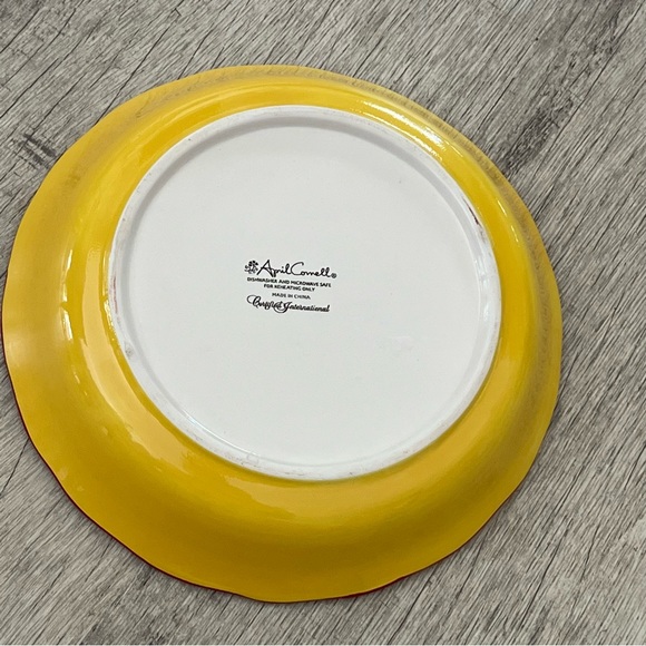 April Cornell Duchess Provençal Floral Plate (11”) & Bowl - Picture 7 of 12